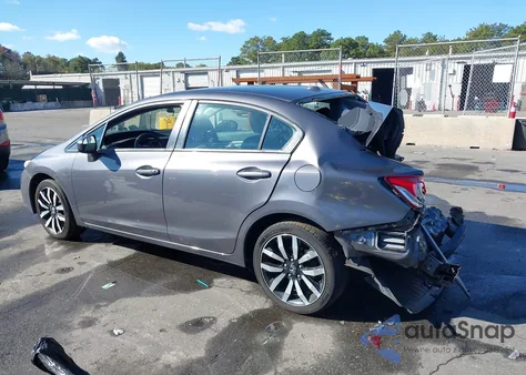 2015 Honda Civic Ex-L from USA, damaged, VIN 2HGFB2F98FH552616